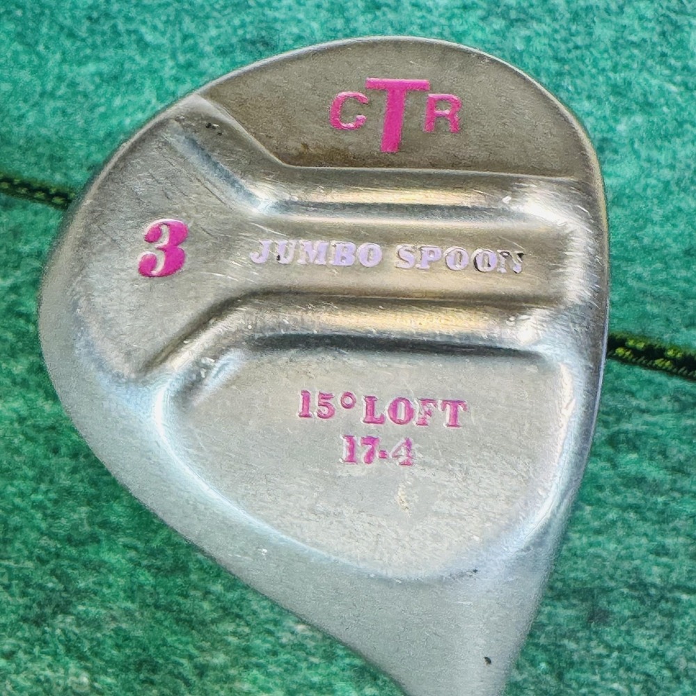 Vintage Paragon 3 Fairway Wood Womens RH 15° Jumbo Spoon Ladies Style Purple